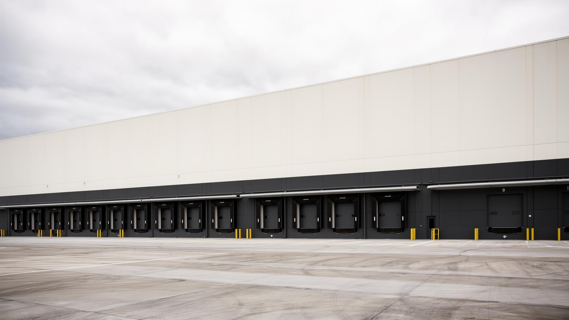 Class-A distribution campus — full exterior repaint